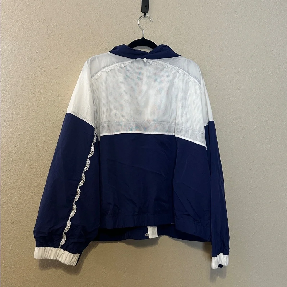 Daily Practice by Anthropologie Long Jump Color Block Jacket Size 3X NWT‎